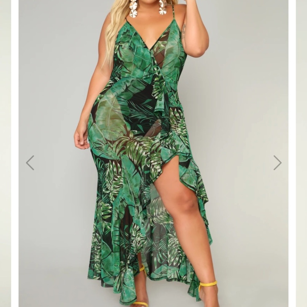 Fitted Mesh Dress
